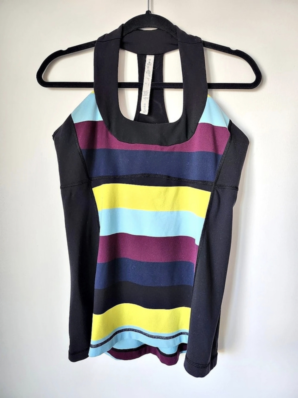 Lululemon Racerback Stripped Color Block Tank Top - Picture 2 of 8